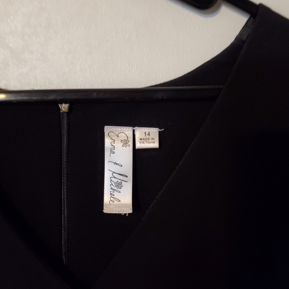 Emma and Nicole Black Evening Dress Size 14